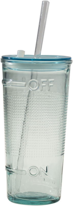 Склянка SAN MIGUEL To Go Off And On з кришкою скло 500 мл (2355)